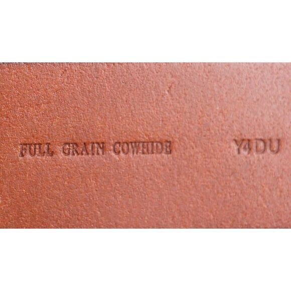 Penguin BROWN GENUINE LEATHER 1 1/2"Wd CASUAL DRESS MEN'S BELT Sz 38/95 (A11 - Picture 9 of 14